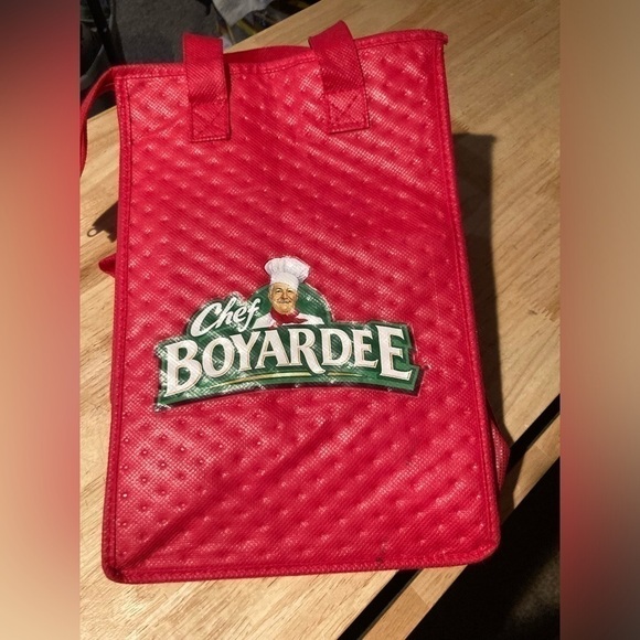 Insulated chef Boyardee red lunch bag In excellent condition - Picture 1 of 4